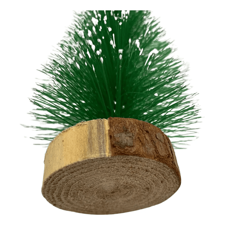 Set Mini Árbol De Navidad Cedro Verde Para Escritorio 4