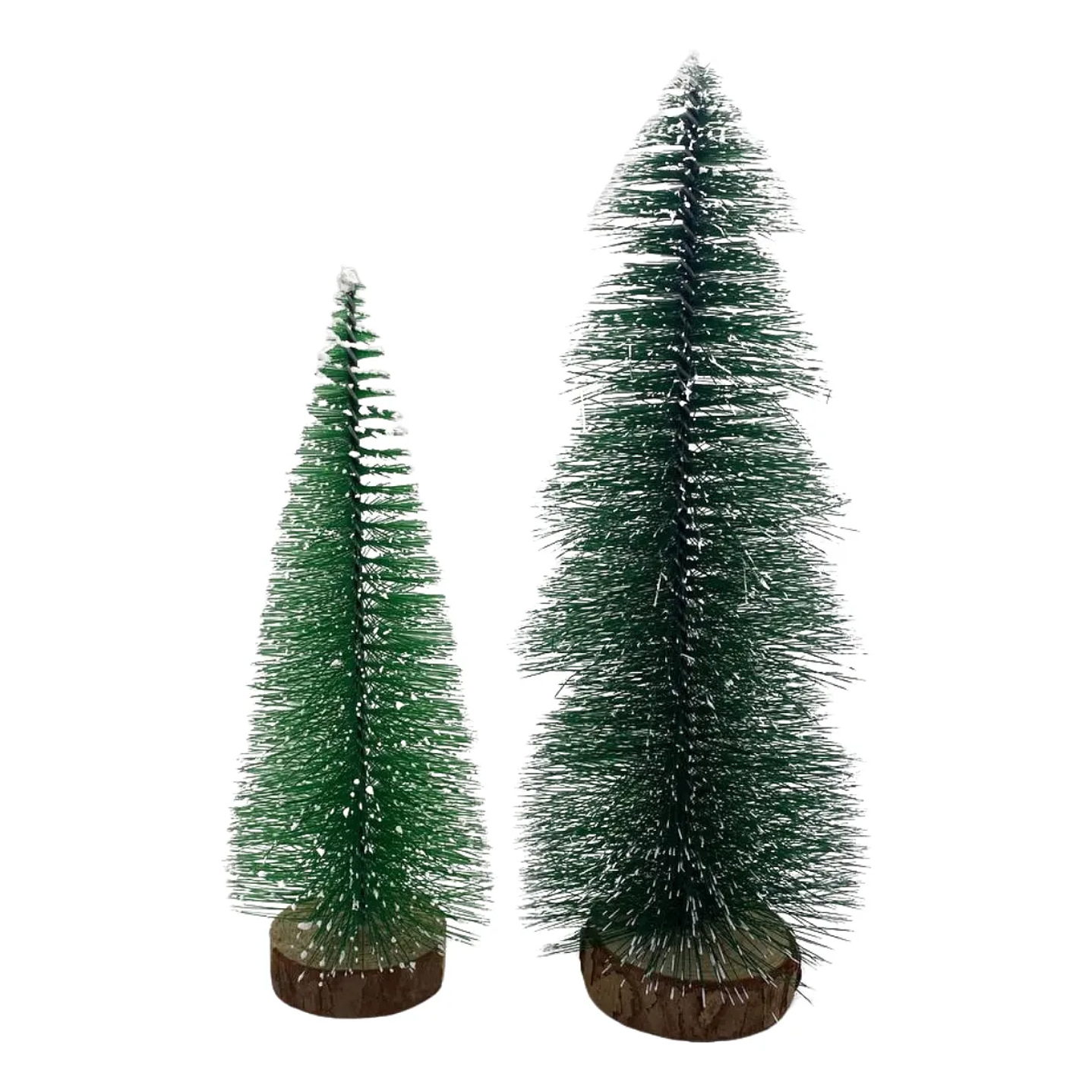 Set Mini Árbol De Navidad Cedro Verde Para Escritorio 1