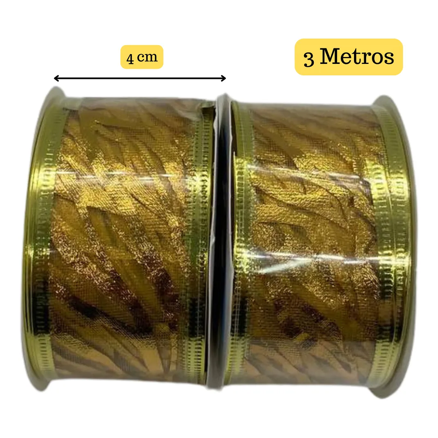 Cintas De Navidad Pack 2 Diseños Varios Copos Nieve 6