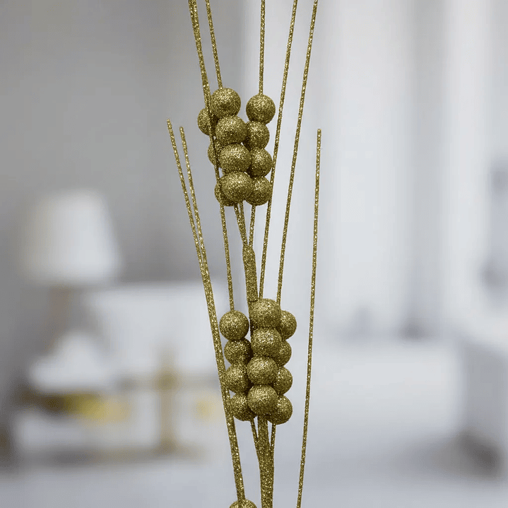 Ramas De Navidad Bayas Con Tallo De Acebo Navideño X 1 Uni 2