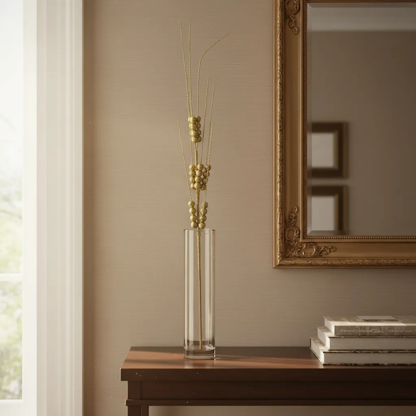 Ramas Navidad Bayas Acebo 3 Unid 65 Cm Alargadas 4