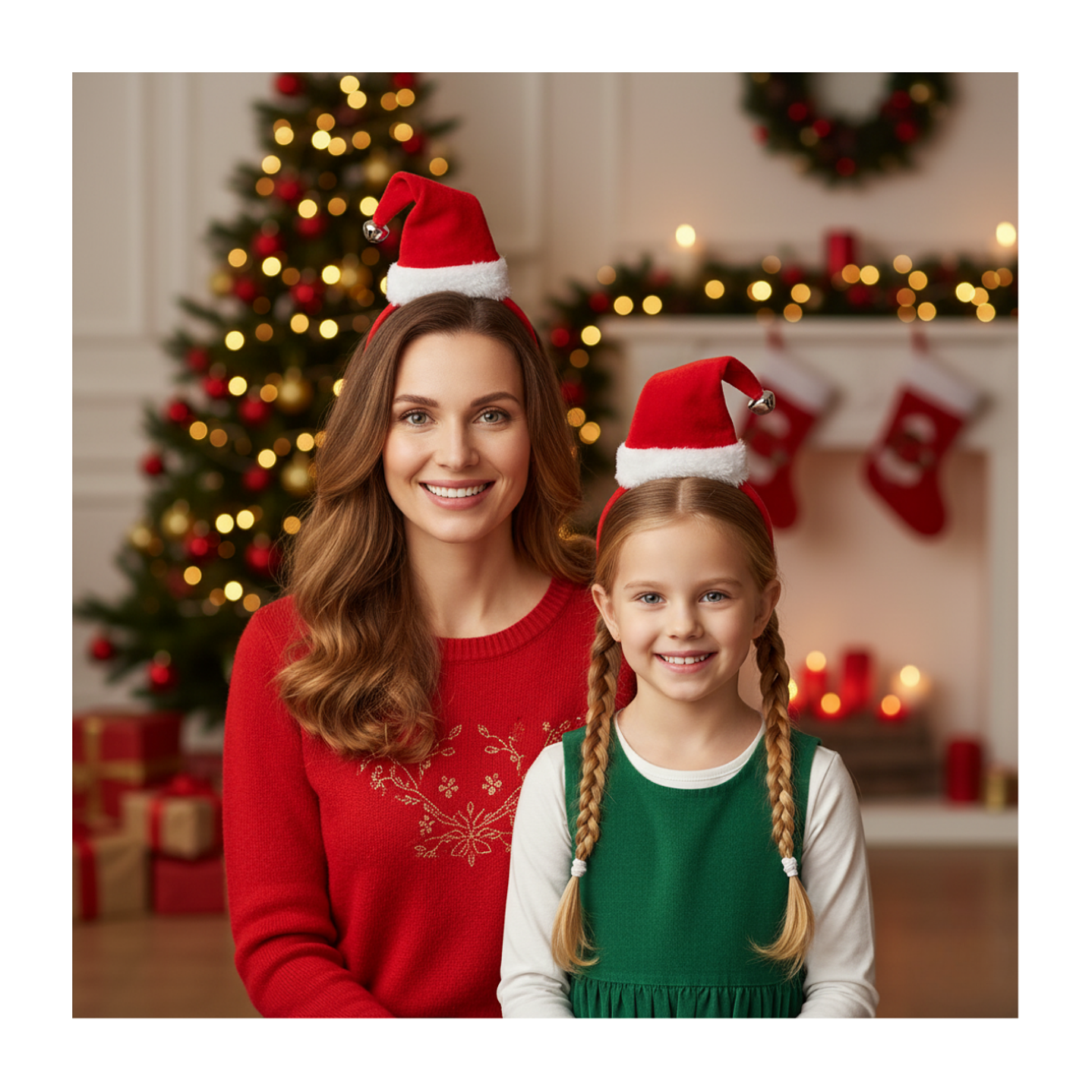 Gorro Cintillo De Viejo Pascuero Navidad X3 Unidades 3