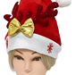 Gorro Navidad Reno Terciopelo 1u Accesorio Fiesta - Miniatura 1