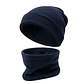 Conjunto Térmico Invierno Gorro Polar Unisex + Cuello - Miniatura 4