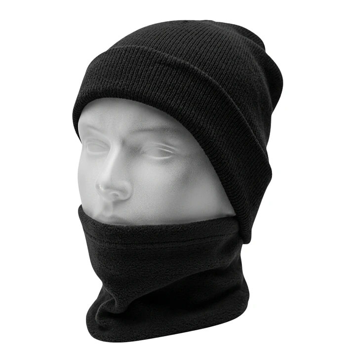 Conjunto Térmico Invierno Gorro Polar Unisex + Cuello 8