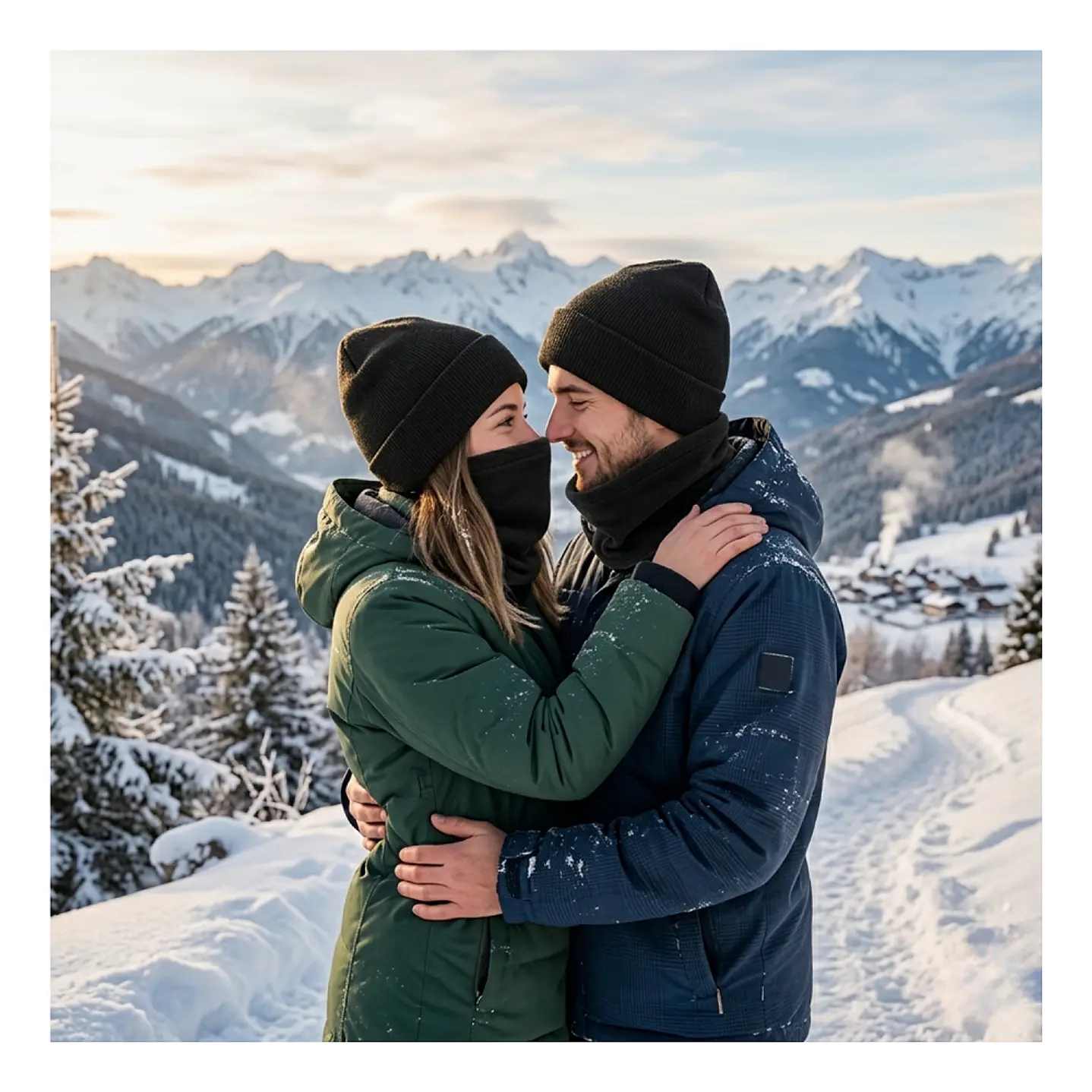 Conjunto Térmico Invierno Gorro Polar Unisex + Cuello 12