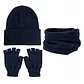 Set Invierno Térmico: Gorro Beanie + Guantes Sin Dedos + Cuello - Miniatura 7