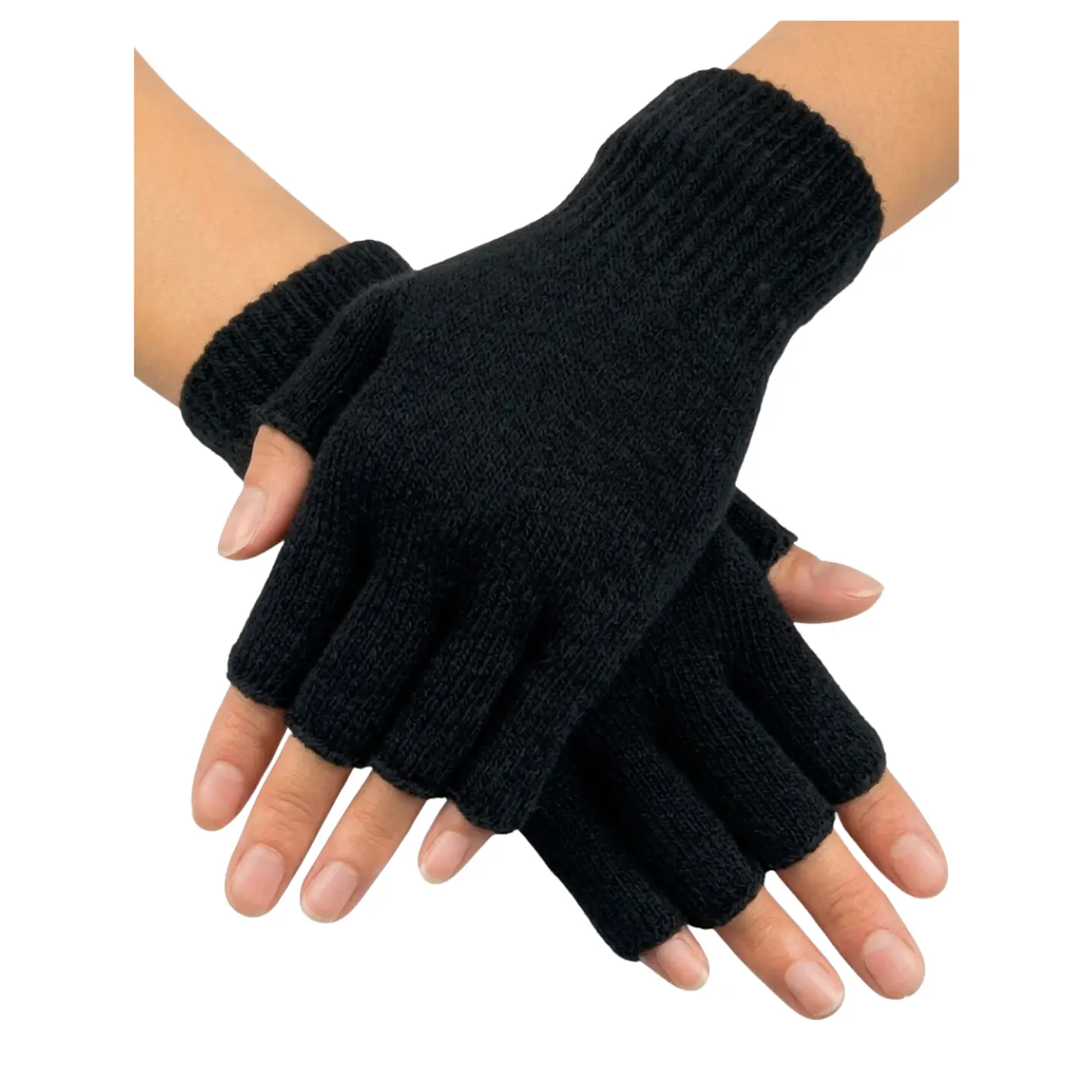 Guantes de Lana sin Dedos: Guantes de Invierno Térmicos y Transpirables 3