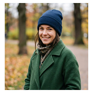 Gorro Beanie De Lana Hombre Mujer Térmico Con Forro Polar