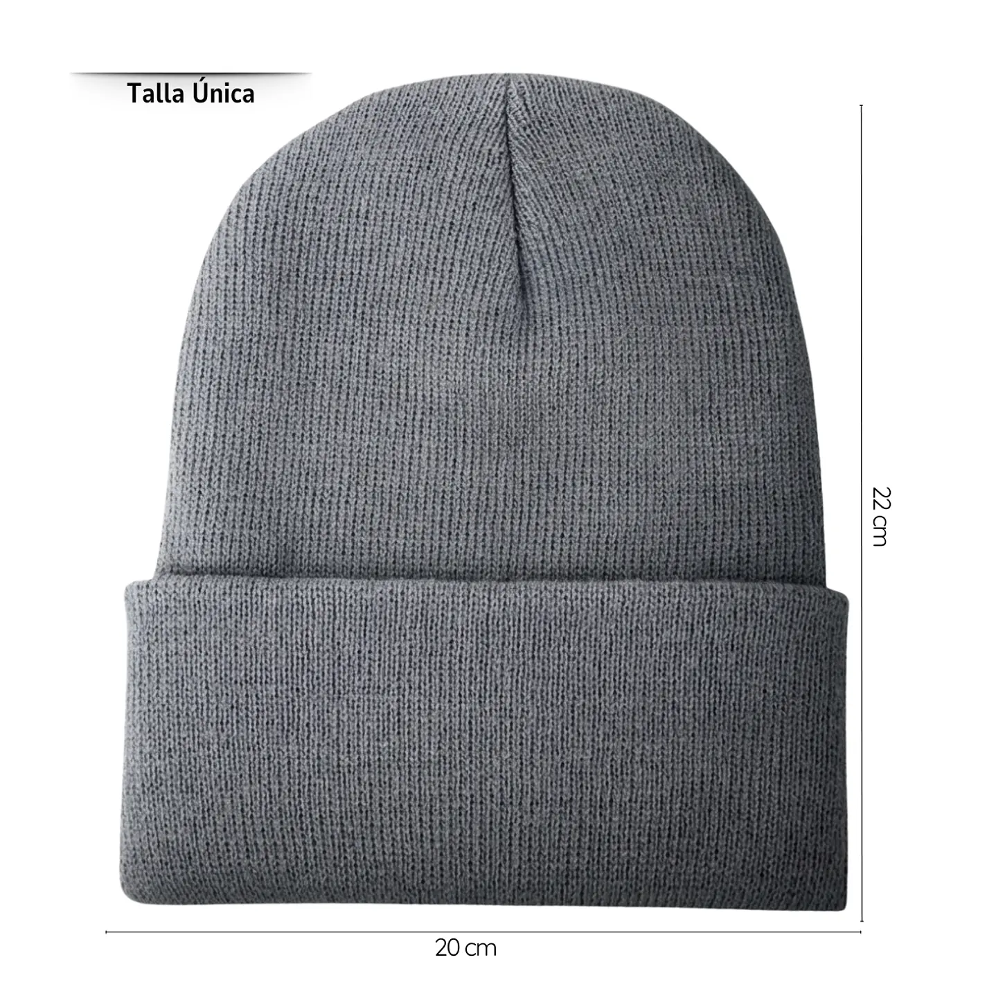 Gorro Beanie De Lana Hombre Mujer Térmico Con Forro Polar 11