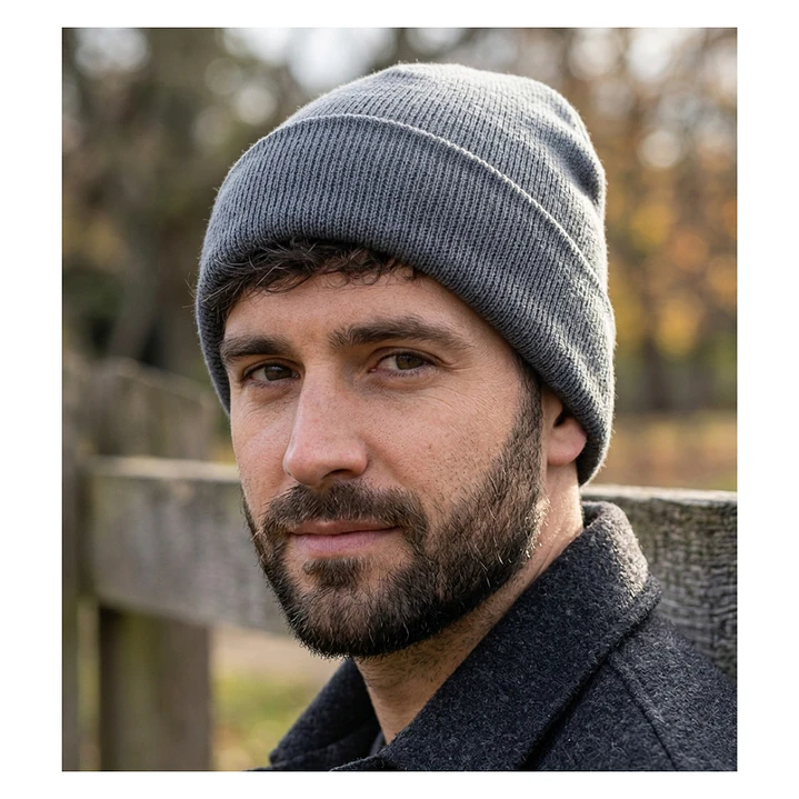 Gorro Beanie De Lana Hombre Mujer Térmico Con Forro Polar 12