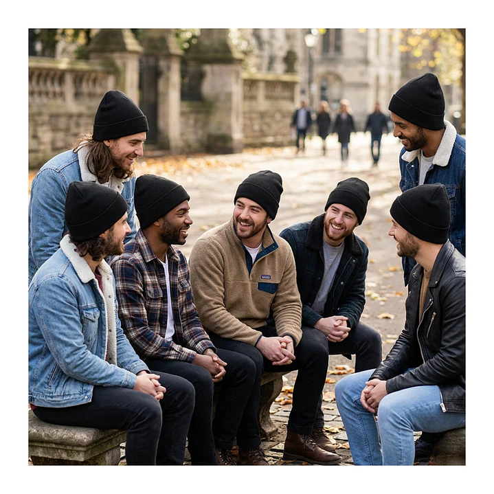 Pack 12 Gorros De Lana Invierno Hombre Mujer Con Interior Polar 5