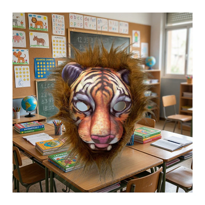 Máscara Animales Salvajes  Infantiles Celebraciones Fiestas 12