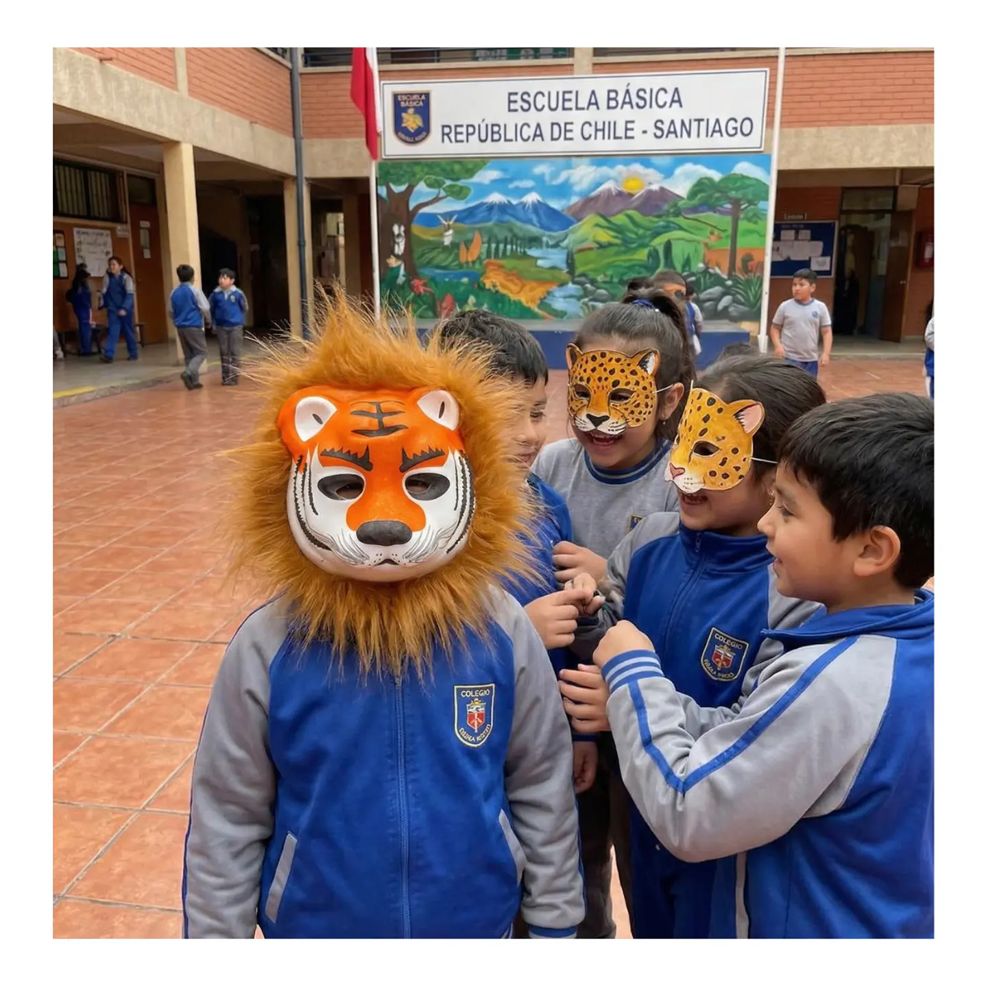 Máscara Animales Salvajes  Infantiles Celebraciones Fiestas 19