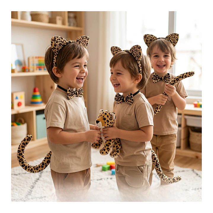 Diadema Con Orejas Y Cola Disfraz Halloween Disfraz 6