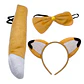 Diadema Con Orejas Y Cola Disfraz Halloween Disfraz - Miniatura 44