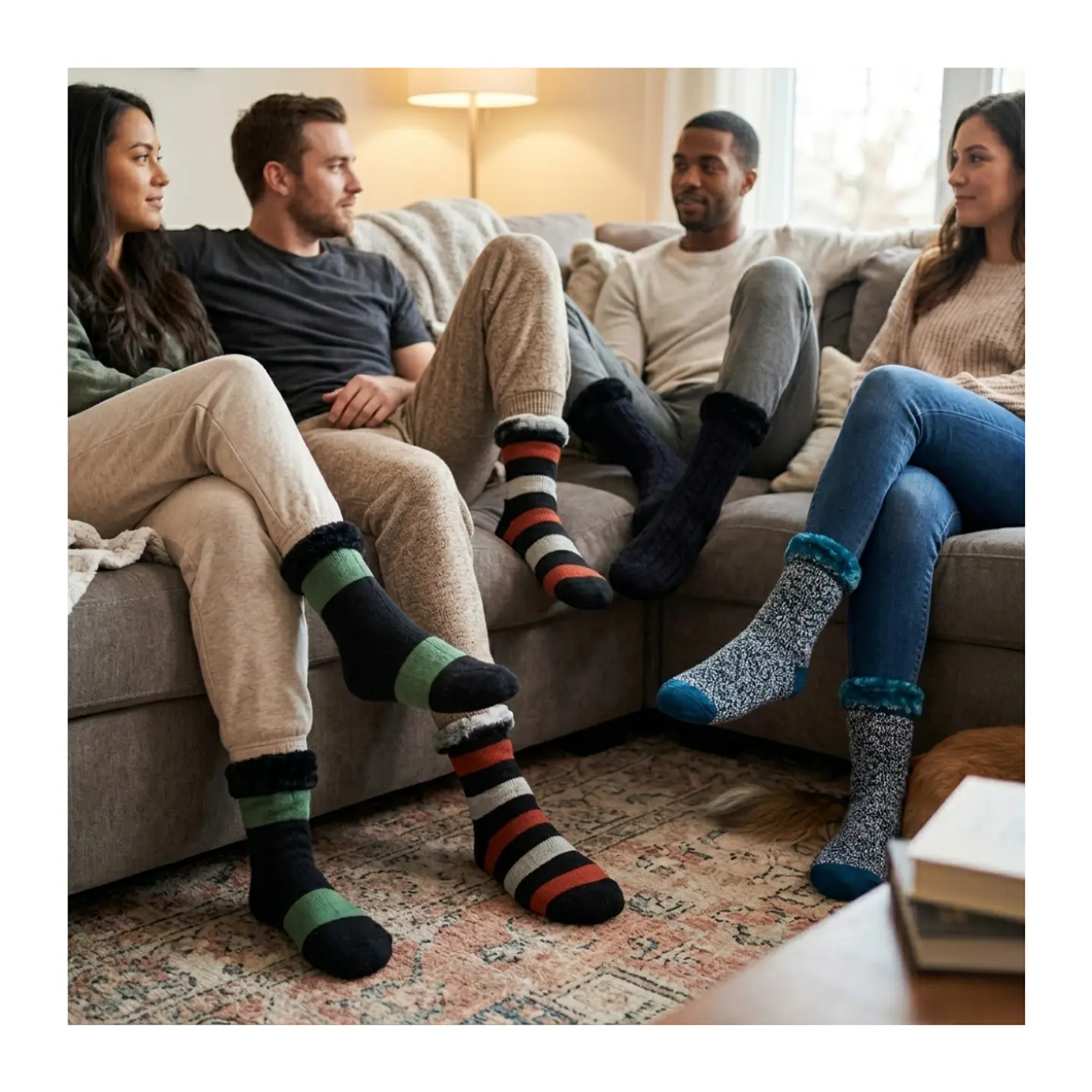 Par De Calcetines Térmicos Chiporro Largos Gruesos De Invierno 5