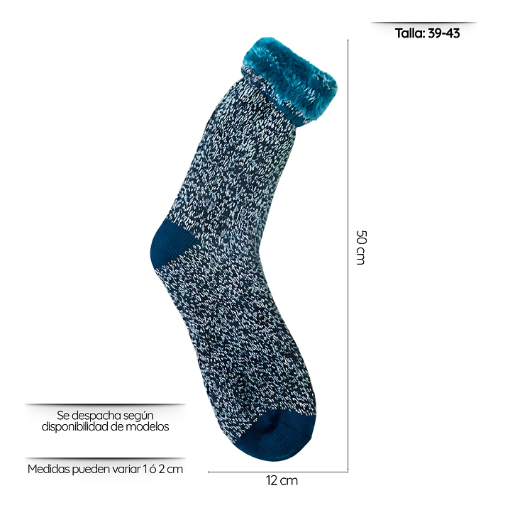 Pack 3 Calcetines Térmicos Chiporro Largos Gruesos De Invierno Surtido 3