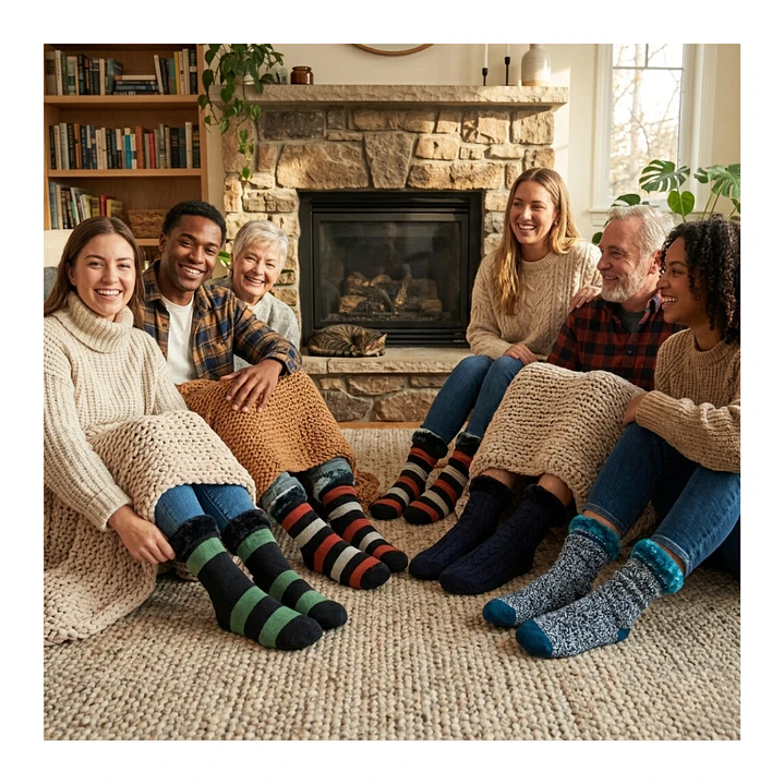 Pack 6 Calcetines Térmicos Chiporro Largos Gruesos De Invierno Surtido- COPIA 5