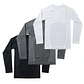 Pack 3 Poleras Primera Capa Compresión Sin Costuras Surtidas - Miniatura 2