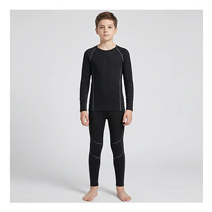 Conjunto Térmico Primera Capa para Niños y Adolescentes (Camiseta Manga Larga + Calza)