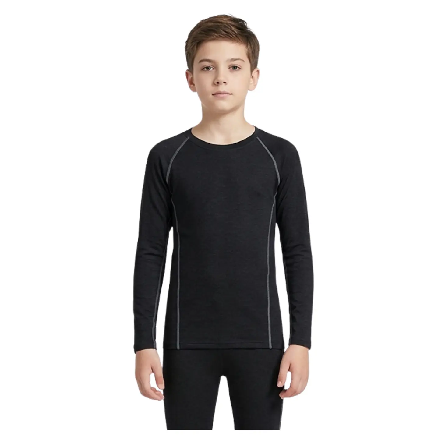 Polera Primera Capa Térmica Algodón Infantil Niños Juvenil 2