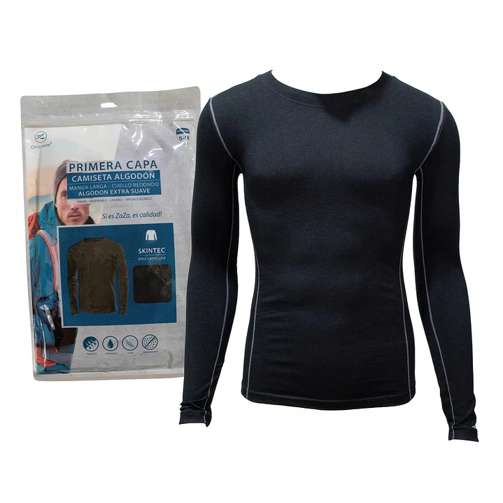 Camiseta Primera Capa Algodón Invierno Deportiva 2