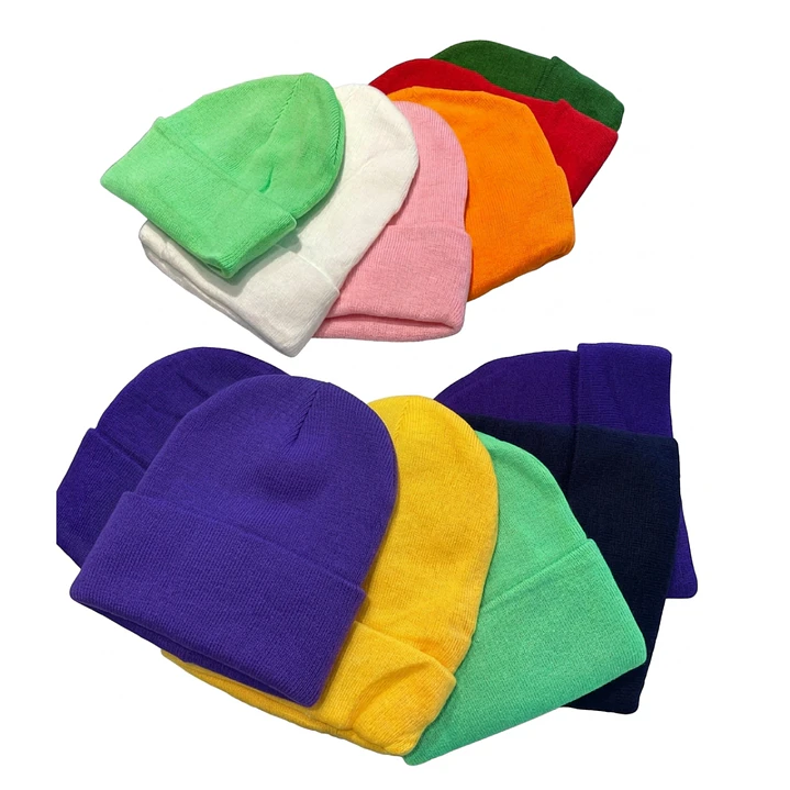 Pack 12 Gorros Beanie Adultos Lana Térmicos Colores Surtidos 2