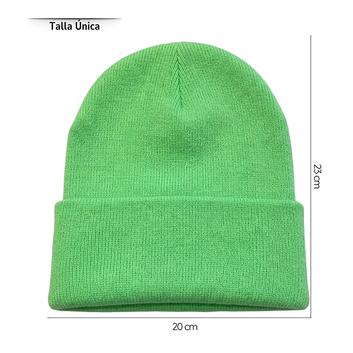 Pack 12 Gorros Beanie Adultos Lana Térmicos Colores Surtidos 6