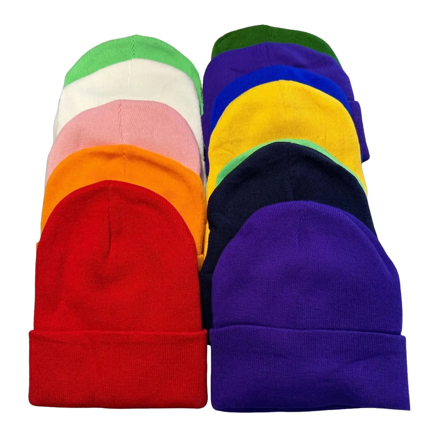 Pack 12 Gorros Beanie Adultos Lana Térmicos Colores Surtidos 4