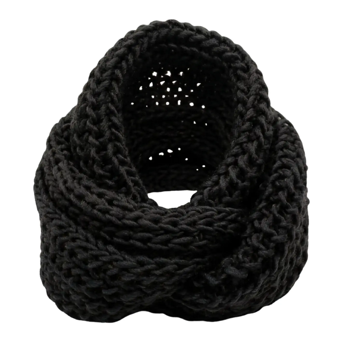 Bufanda Cuello Estilo Punto Inglés Lana Invierno Abrigado 2