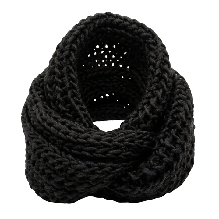 Bufanda Cuello Estilo Punto Inglés Lana Invierno Abrigado 2