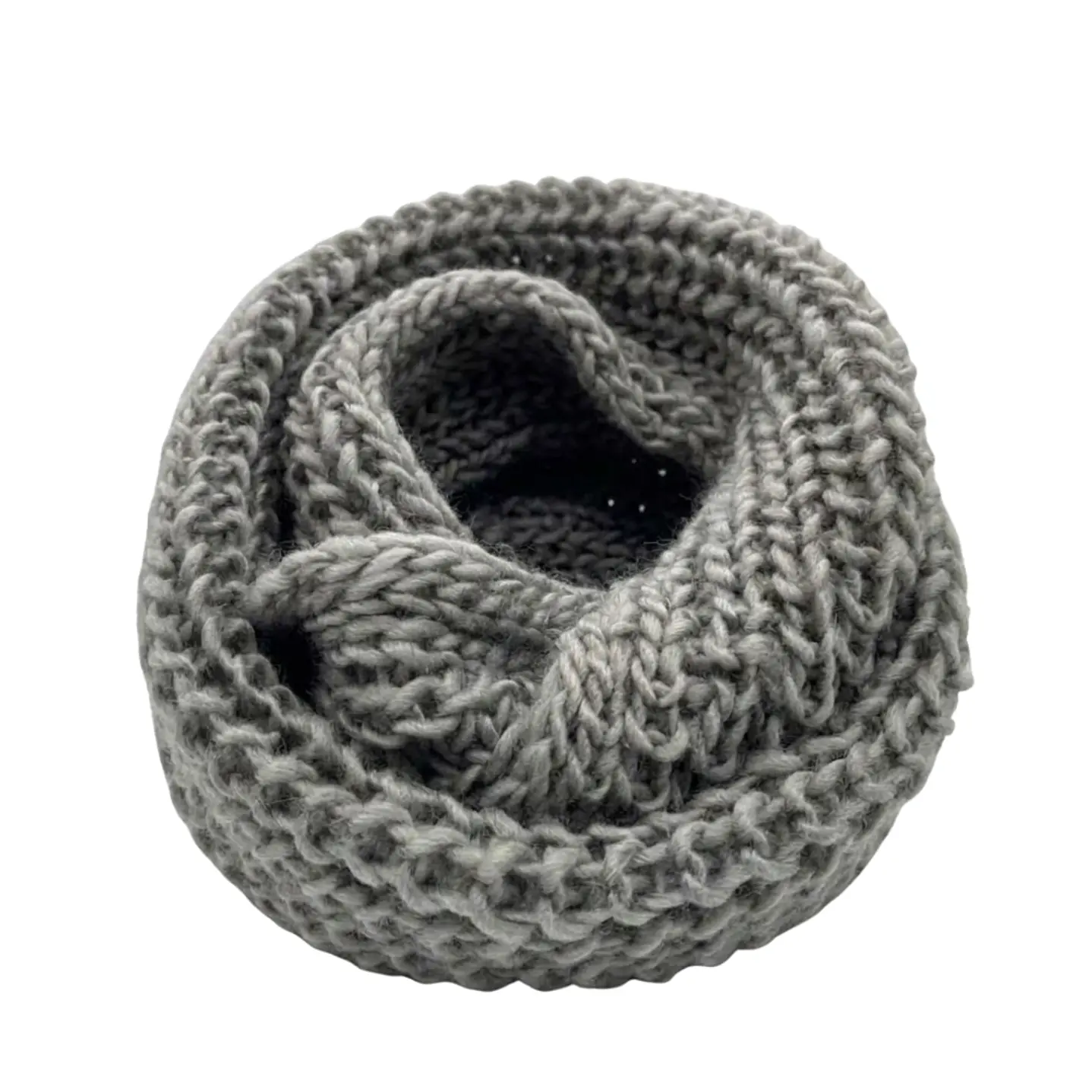 Bufanda Cuello Estilo Punto Inglés Lana Invierno Abrigado 6