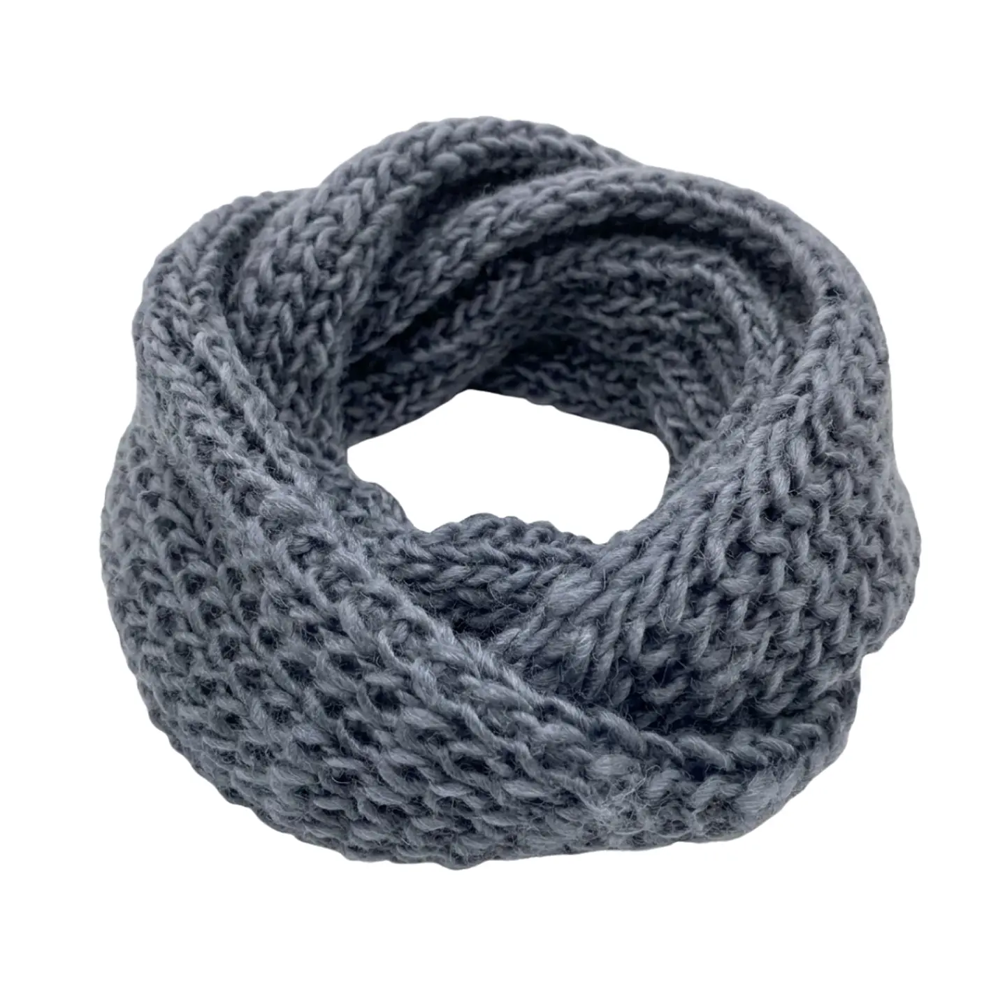 Bufanda Cuello Estilo Punto Inglés Lana Invierno Abrigado 8