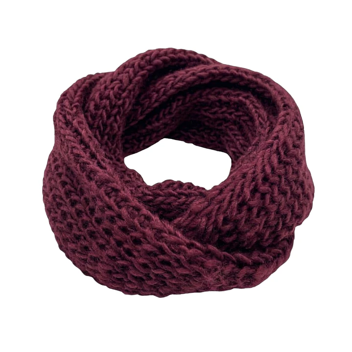 Bufanda Cuello Estilo Punto Inglés Lana Invierno Abrigado 20