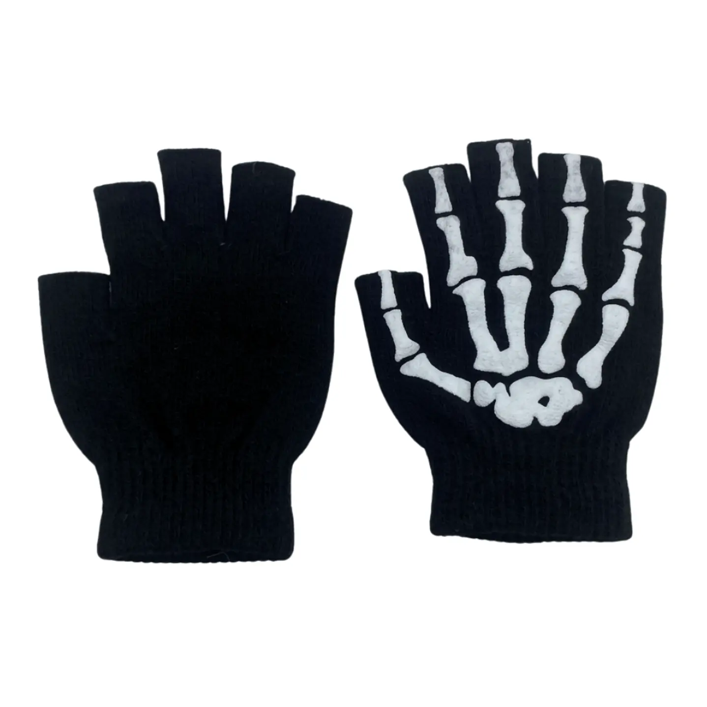 Guantes Sin Dedos Tácticos Calavera - Bicicleta Moto Gym Unisex 3