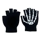 Guantes Sin Dedos Tácticos Calavera - Bicicleta Moto Gym Unisex - Miniatura 3