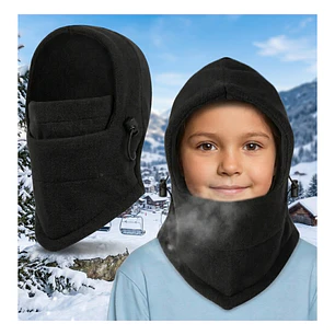 Gorro Pasamontañas De Polar Para Niños Abrigo Invierno Frio