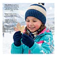 Set Invierno Infantil Gorro Pasamontaña + Guantes De Lana - Miniatura 7