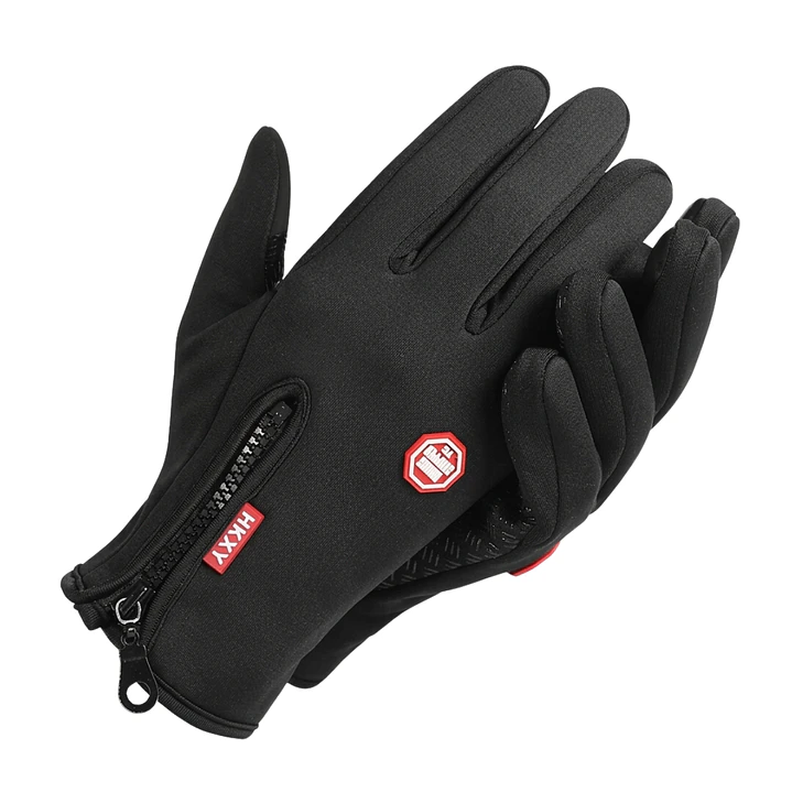 Guantes Térmicos e Impermeables para Ciclismo y Running con Pantalla Táctil y Palma Antideslizante 2