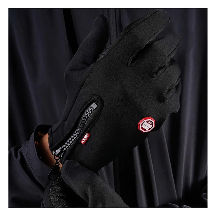 Guantes Térmicos e Impermeables para Ciclismo y Running con Pantalla Táctil y Palma Antideslizante 7