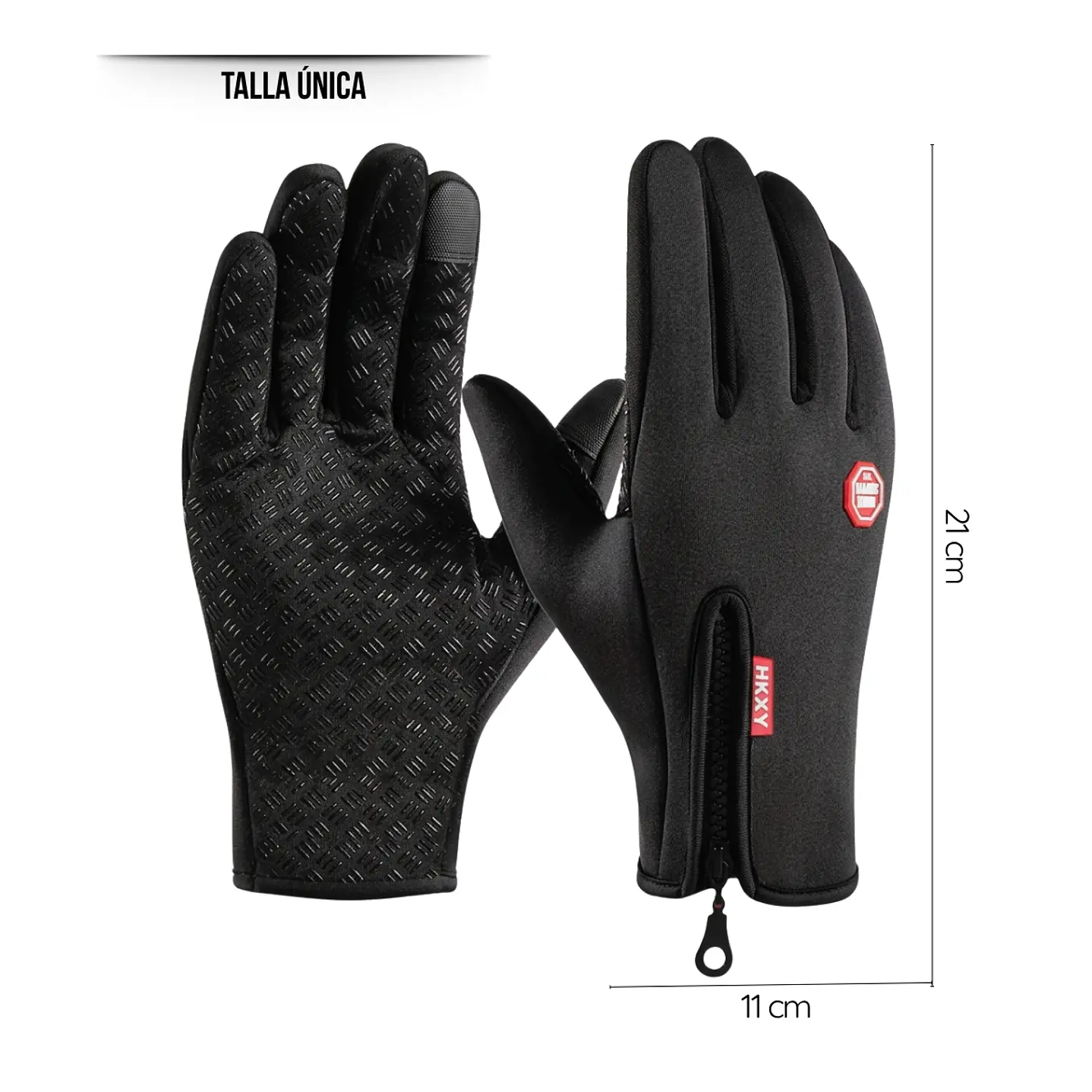 Guantes Térmicos e Impermeables para Ciclismo y Running con Pantalla Táctil y Palma Antideslizante 6