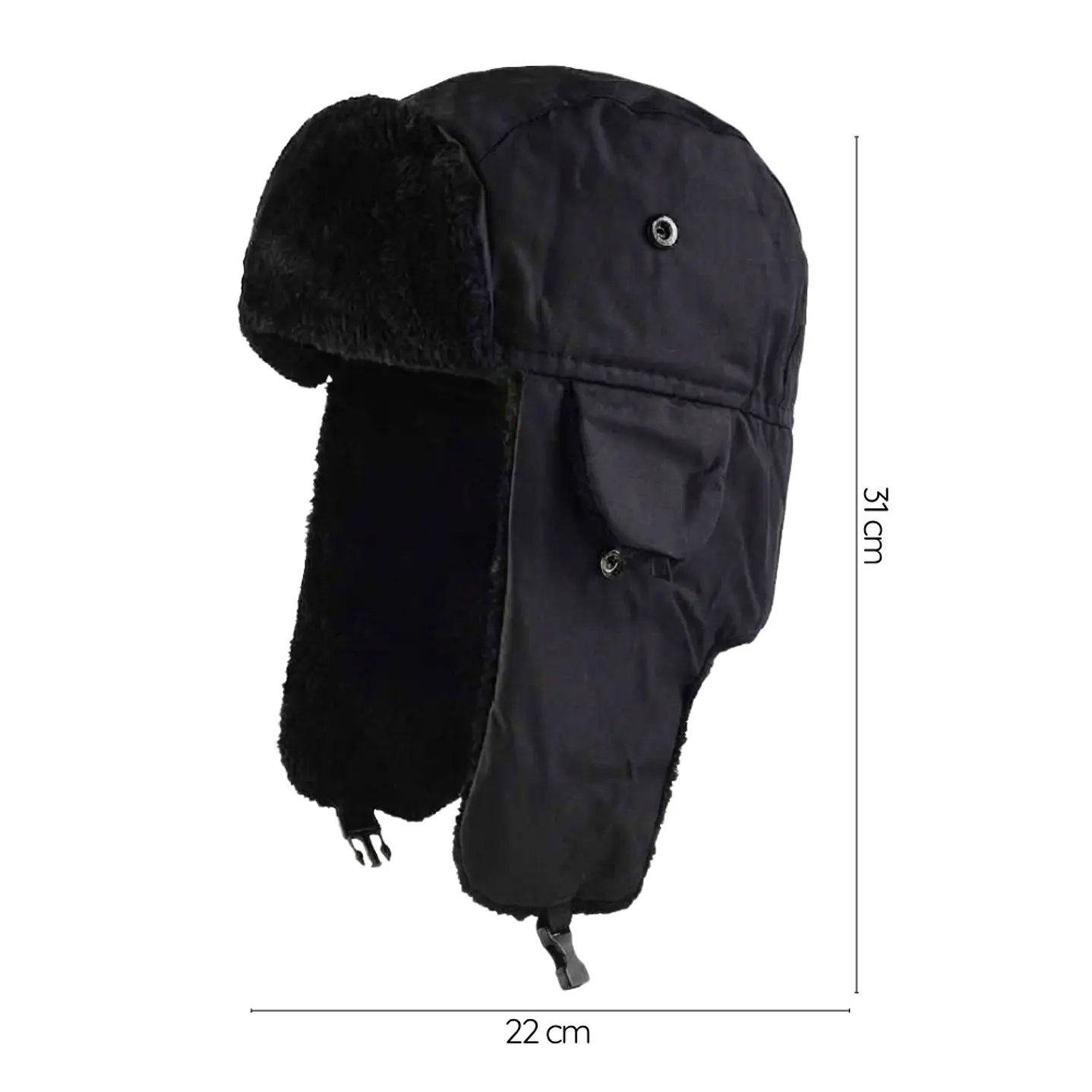 Gorro Ruso Unisex Cálido De Lona Invierno Modo Aviador 5