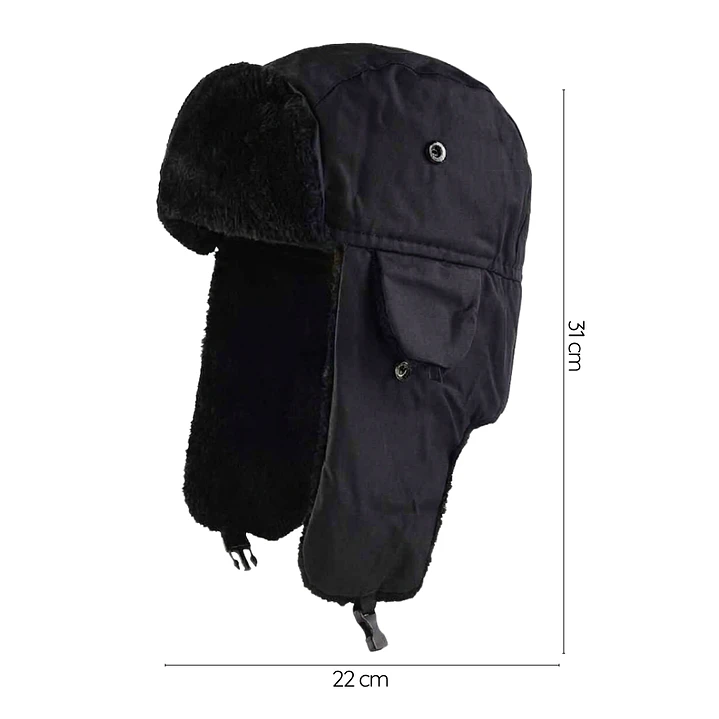 Gorro Ruso Unisex Cálido De Lona Invierno Modo Aviador 5