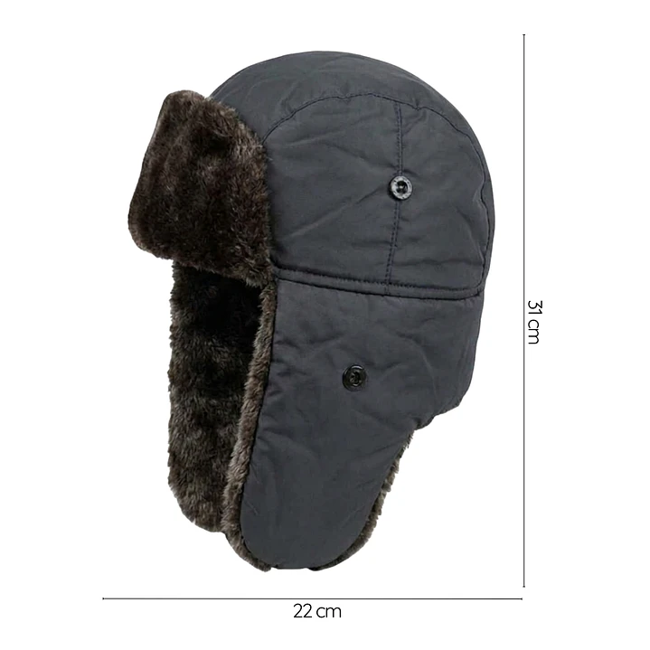 Gorro Ruso Unisex De Lona Parka Calido Termico 10