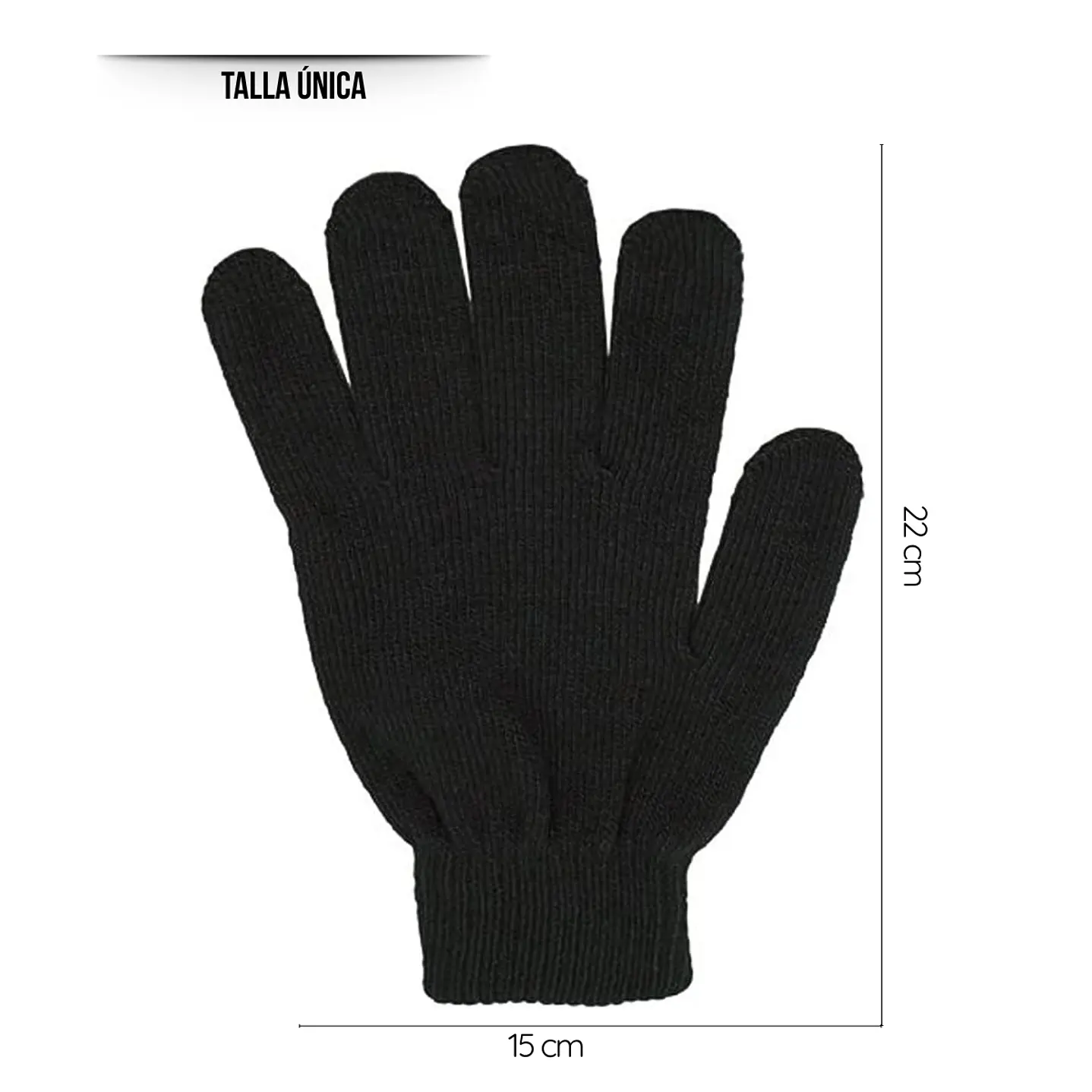 Guantes De Invierno Doble Lana Adultos Y Jovenes 5