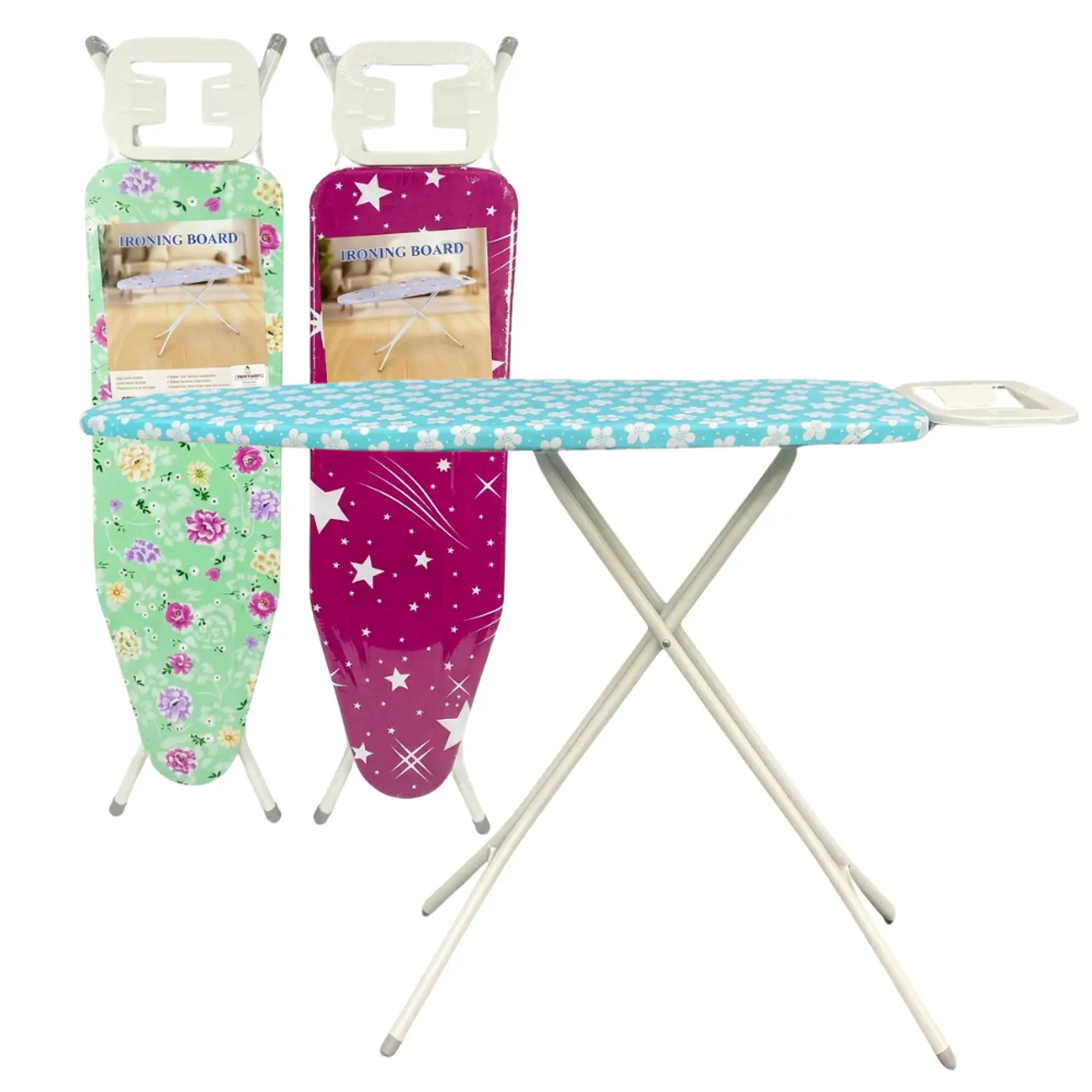 Tabla de Planchar Reforzada Ajustable y Plegable Modelos Surtidos 130x90 cm 2