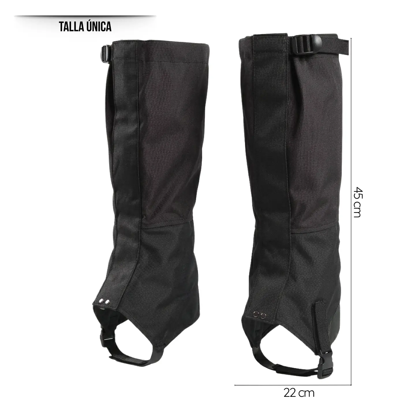 Polainas Impermeables Trekking Nieve Montaña Outdoor Unisex 16