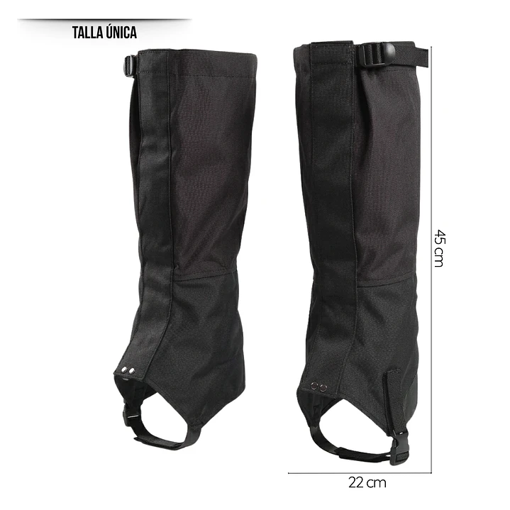 Polainas Impermeables Trekking Nieve Montaña Outdoor Unisex 16