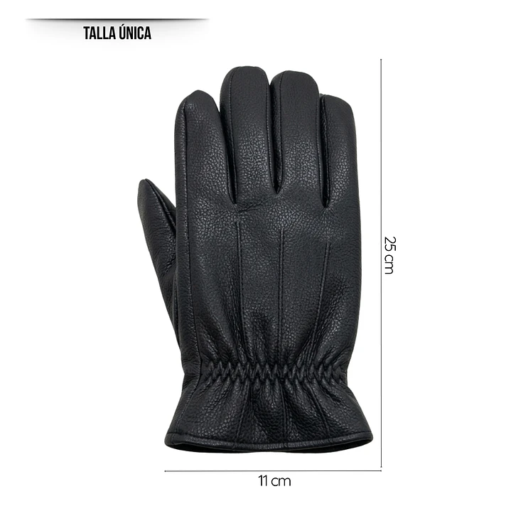 Guantes de Cuero Sintético Premium para Invierno - Térmicos y Elegantes 5